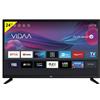 NEW MAJESTIC Smart TV 24 Pollici HD Ready LED sistema Vidaa Nero Majestic ST24VD V2