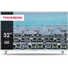 Thomson Tv 32 Pollici HD Ready Display LED Frameless DVB-T/T2 Bianco 32HD2S13W THOMSON