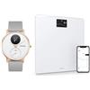 Withings Smartwatch Scanwatch + Body Rose gold e White Withings