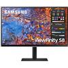 Samsung Monitor PC 27" 4K Ultra HD 3840 x 2160 Pixel IPS Nero LS27B800PXUXEN Samsung