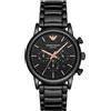 Emporio Armani Orologio Uomo EMPORIO ARMANI LUIGI AR1509 Chrono Bracciale Ceramica Nero