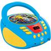 Lexibook Disney Toy Story Buzz & Woddy Lettore CD Boombox, Jack per Microfono, AUX in, AC o Funziona a batterie, Blu, RCD108TS, Colore