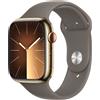 Apple Smartwatch Apple Watch Series 9 45 mm Digitale 396 x 484 Pixel Touch screen 4G Oro Wi-Fi GPS (satellitare) [MRMR3QF/A]