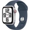 Apple Smartwatch Apple Watch SE OLED 40 mm Digitale 324 x 394 Pixel Touch screen 4G Argento Wi-Fi GPS (satellitare) [MRGM3QF/A]