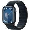 Apple Smartwatch Apple Watch Series 9 45 mm Digitale 396 x 484 Pixel Touch screen Nero Wi-Fi GPS (satellitare) [MR9C3QF/A]