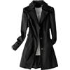 Generic Trench Da Donna Di Media Lunghezza Alla Moda Giacca Monopetto Trench Lungo Da Alpinismo Ivory S