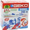 Geko Nastro segnaletico SIGNAL - biodegradabile - 7 cm x 200 m - bianco-rosso - Geko (unità vendita 1 pz.)