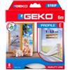 Geko Guarnizione adesiva per isolamento STRIP - fessura 1-3 mm - 6 m - gomma - bianco - Geko (unità vendita 1 pz.)