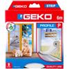 Geko Guarnizione adesiva per isolamento STRIP - fessura 2-5 mm - 6 m - gomma - bianco - Geko (unità vendita 1 pz.)