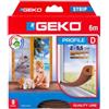 Geko Guarnizione adesiva per isolamento STRIP - fessura 2-5,5 mm - 9 x 6 mm x 6 m - gomma - marrone - Geko (unità vendita 1 pz.)