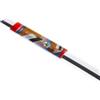 Geko Paraspifferi per porte STAFF - con spazzola fissa - 100 cm - pvc rigido - bianco - Geko (unità vendita 1 pz.)