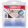 Geko Sigillante adesivo SANY - per doccia e lavabi - 2,2 cm x 2,4 m - bianco - Geko (unità vendita 1 pz.)