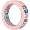 Geko Nastro mascheratura PRO Sensitive - per superfici delicate - 2,5 cm x 50 m - carta washi - rosa - Geko - conf. 6 pezzi (unità vendita 1 pz.)