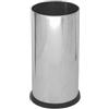 STILCASA Portaombrelli Steel - con vaschetta interna - diametro 24 cm - H 49 cm - 22 L - acciaio lucido - Stilcasa (unità vendita 1 pz.)