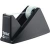 TESA Dispenser da tavolo Crystal recycled - per nastri da 33 m - rotolo 19 mm x 10 m incluso - Nero - Tesa (unità vendita 1 pz.)