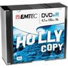Emtec - DVD+R - registrabile - ECOVPR471016SL - 4,7GB - conf. 10 pz (unità vendita 1 pz.)