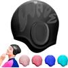 YOUYIKE Silicone Cuffia, Cuffia da Nuoto per la Protezione delle Orecchie 3D, Cuffia Piscina Donna Uomo, Cuffia da Nuoto, Impermeabili Nuoto Cuffia, per Nuoto in Piscina Coperta, Gare