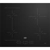 Beko Piano Cottura Induzione 4 Fuochi Larghezza 60 cm colore Nero - HII64200SFMT Beko