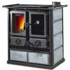 Nordica Extraflame Cucina a Legna Nordica Extraflame Forno 6 kW Ghisa 84x57 Pietra naturale Rosetta