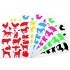 APLI Kids 10114-Borsa gomets sagome animali fattoria 12 fogli