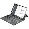 Cellularline - Keyboard Case - Custodia con Funzione Stand per Tablet, con Tastiera Wireless Integrata e Porta Pennino, per Display Tablet fino a 11'' - Nero