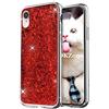 OKZone Cover iPhone XR, Custodia Lucciante con Brillantini Glitters Ultra Sottile Design Case Cover di Alta qualità in Silicone TPU Bumper Protezione Cover per Apple iPhone XR 6.1 Pollice (Rosso)