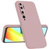 Longstong Custodia Compatibile con Xiaomi MI Note 10 / Xiaomi MI Note 10 Pro (6.47), Sottile Antishock Personalizzata Design Minimalista - Polvere di sabbia