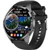 Gerrit 2024 GT4 Pro GPS Smart Watch da uomo AMOLED schermo HD Bluetooth chiamata NFC IP68 impermeabile orologi smartwatch donna (nero)