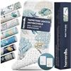 homerella® Tappetino antiscivolo vasca da bagno bambini 100 x 40 cm | Tappeto antiscivolo doccia bambini | Extra confortevole e antibatterico | INCL. GANCI (Multi)
