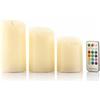 InnovaGoods Candele a LED Multicolor Effetto Fiamma con Telecomando Lendles InnovaGoods 3 Unità