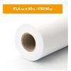 Rotolo carta plotter A0 bianco (91,4 cm x 50 m - F50 90 gr)