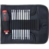 Wiha Juego de destornilladores con varillas intercambiables SYSTEM 6 281 T11 SYSTEM 6 SET 11-tlg; SF-telescopic, Rolltasche
