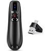 Kinizuxi 2-in-1 USB Type C Puntatore Presentatore Wireless Presenter Telecomando Presentazioni Powerpoint Senza Fili, 2.4GHz Telecomando Slide PC Pointer Penna Presentazioni per Computer Portatile Mac