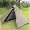 HIDEWALKER 1 Persone Tenda per Camino con Foro per Stufa Teepee Tenda 4 Seasons Campeggio Escursionismo Rifugio