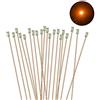 Evemodel C0603R 20pcs Pre-saldato micro 0.1mm rame cablato rosso SMD Led 0603
