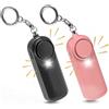 Ninonly Allarme Personale, 130 dB Allarme di Sicurezza per Difesa Personale, Portachiavi Allarme Autodifesa con Luce LED, Sirena Allarme per Donne Uomini Bambini Anziani