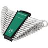 WIESEMANN 1893 Set chiavi con forchetta e anello da 26 pezzi 6-32 mm | WIESMANN 80270 | set chiavi per viti con supporto per trasporto