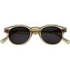 OPULIZE Rox Super Elegante Oro Trasparente Donna Lettori Sole Occhiali Da Lettura Uv400 Cerniere Metalloliche Il Giro S89-9 +2,00-50 Gr