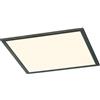 Trio Leuchten Trio Lampada da soffitto a LED Phoenix 674014532, Metallo Nero opaco, Acrilico Bianco, incl. 26 Watt LED