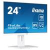 iiyama ProLite XUB2492HSU-W6 - Monitor a LED - 24 (23.8 visualizzabile) - 1920 x 1080 Full HD (1080p) @ 100 Hz - IPS - 250 cd/m² - 1300:1 - 0.4 ms - HDMI, DisplayPort - altoparlanti - bianco opco