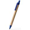 Penna ecologica in cartone riciclato con inchiostro blu Alder personalizzate o neutre