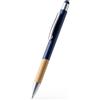 Penna touch in metallo ed impugnatura in bamboo Olten personalizzate o neutre
