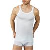 VP PINUCCIO VENEGONI Set 2 Canottiere Uomo Cotone Filo Scozia ® Intimo Uomo Spalla Stretta Canotta Uomo Bianca Intima Canottiera Uomo Cotone Spallina