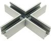 M LEDME Connettore a X orizzontale per binario magnetico 16mm bianco M LEDME