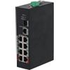Dahua Technology PFS3110-8ET-96-V2 Non gestito Fast Ethernet (10/100) Supporto Power over Ethernet (PoE) 10U Nero