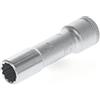 GEDORE Inserto Chiave a Bussola Lunga, Attacco 3/8 pollici 10 mm, Bocca Dodecagonale, Chiave a Bussola 10 mm, D 30 L 10, Acciaio Cromato