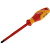 GEDORE Giravite Isolato VDE a Croce PZ3, Cacciavite Isolato 1000 V, Lungo 270 mm, Utensile, VDE 2160 PZ 3, Acciaio