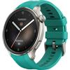 Amazfit Smartwatch 1,5 Display AMOLED Cassa 46 mm Digitale 480 x 480 Touch GPS colore Turchese/Silver Balance - W2286GL6G