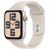 Apple Watch SE GPS - Smartwatch con Cassa 44mm in Alluminio Galassia con Cinturino Sport Galassia - S/M - MRE43QL/A
