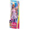 Barbie Dreamtopia Bambola con Gioielli, Capelli e Ali Rosa, FXT02